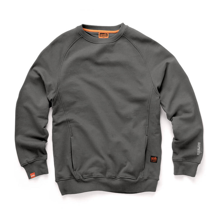 Scruffs Eco Worker Breathable Sweatshirt Graphite 1#colour_graphite