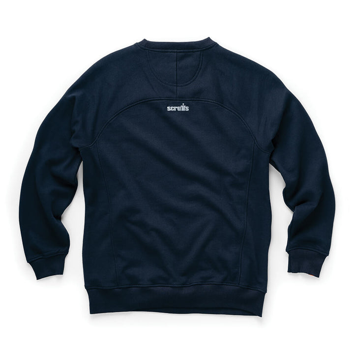 Scruffs Eco Worker Breathable Sweatshirt Navy 2#colour_navy