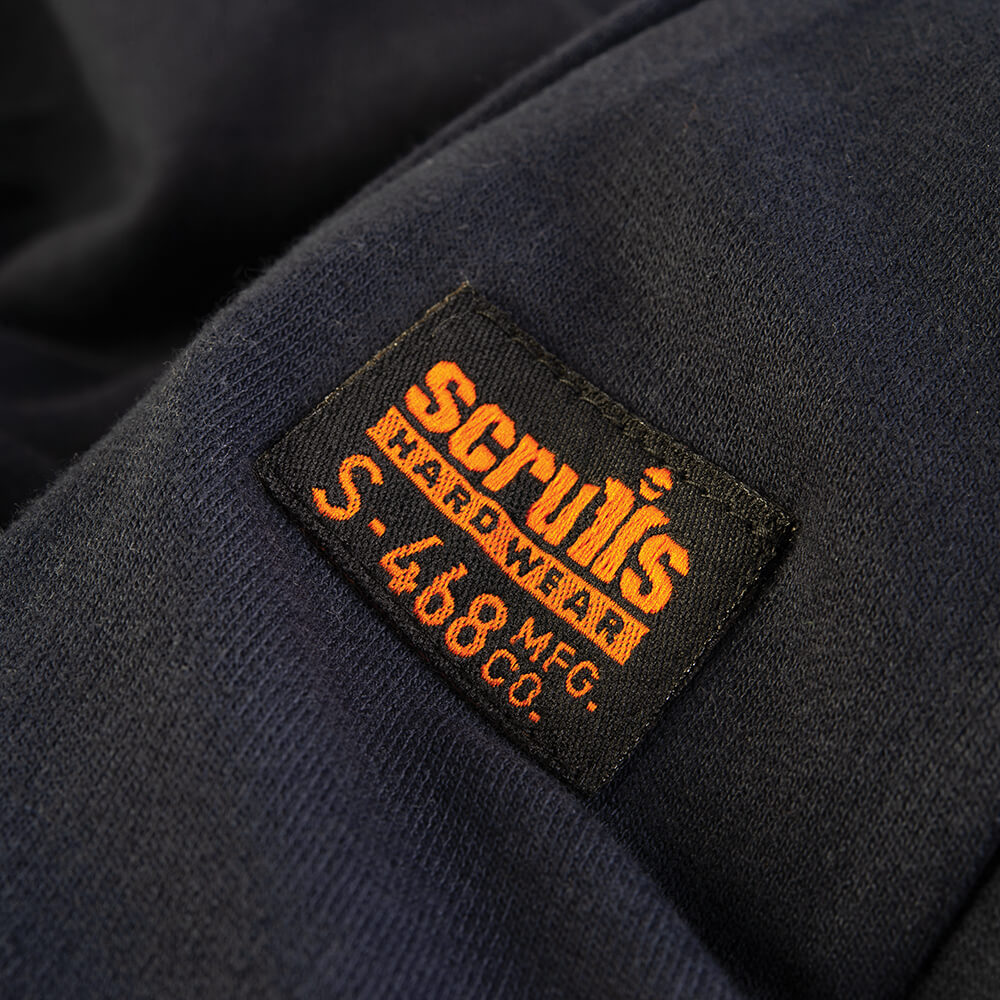 Scruffs Eco Worker Breathable Sweatshirt Navy 4#colour_navy