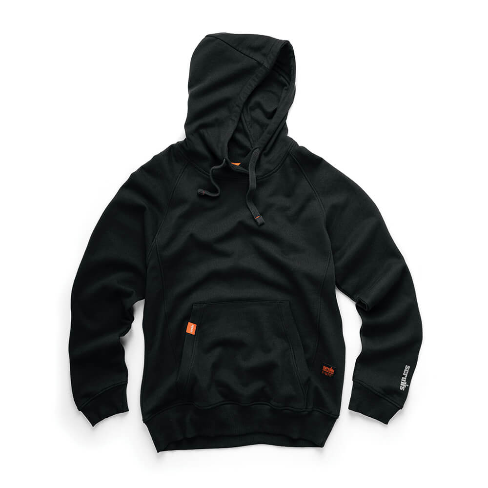 Scruffs Eco Worker Hoodie Black 1#colour_black