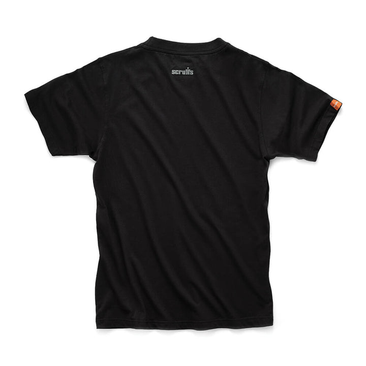 Scruffs Eco Worker Slim Fit Breathable T-Shirt Black 2#colour_black