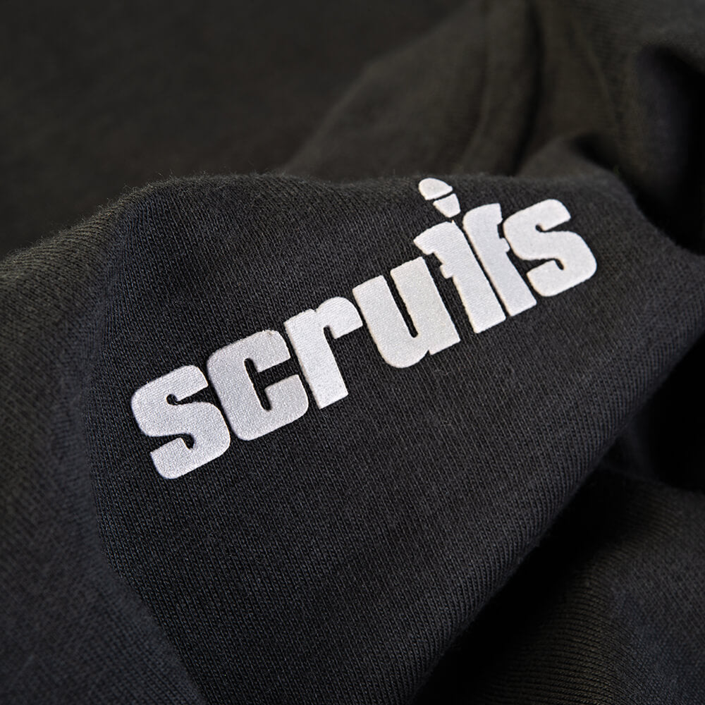 Scruffs Eco Worker Slim Fit Breathable T-Shirt Black 4#colour_black