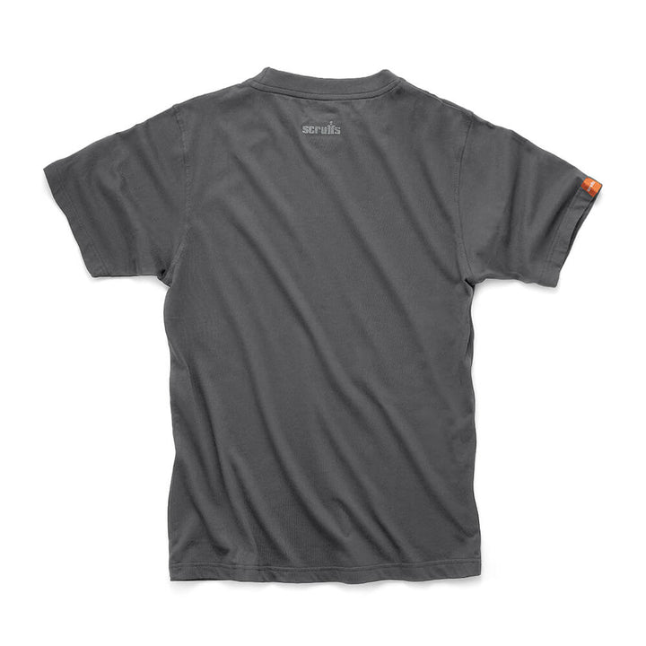 Scruffs Eco Worker Slim Fit Breathable T-Shirt Graphite 2#colour_graphite