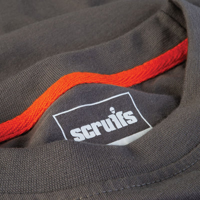 Scruffs Eco Worker Slim Fit Breathable T-Shirt Graphite 5#colour_graphite