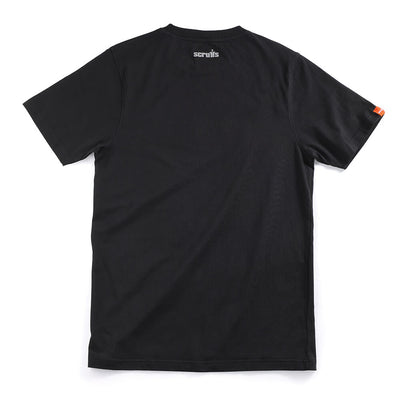 Scruffs Graphic Breathable Cotton T-Shirt Black 2#colour_black