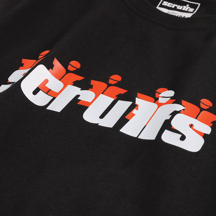 Scruffs Graphic Breathable Cotton T-Shirt Black 3#colour_black