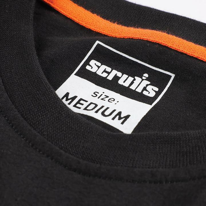 Scruffs Graphic Breathable Cotton T-Shirt Black 4#colour_black