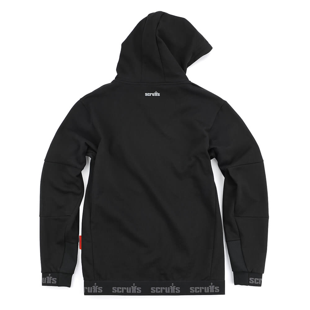 Scruffs Tech Breathable Hoodie Black 2#colour_black