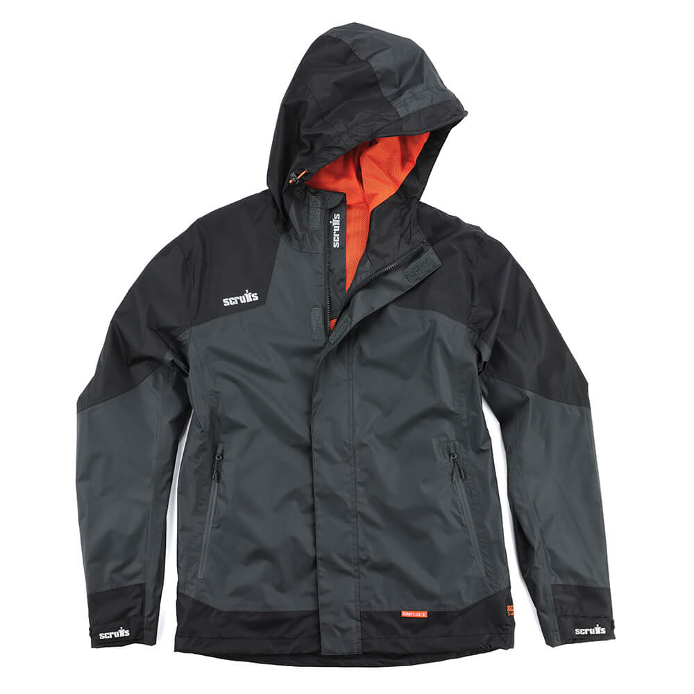 Scruffs Tech Waterproof Ripstop Jacket Graphite/Black 1#colour_graphite-black