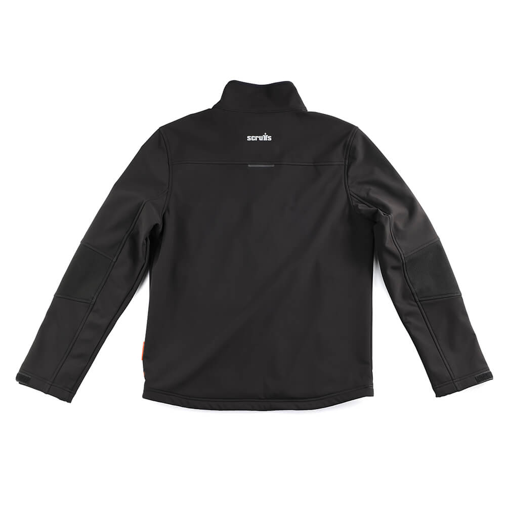 Scruffs Trade Breathable Fleece-Lined Softshell Jacket Black 2#colour_black