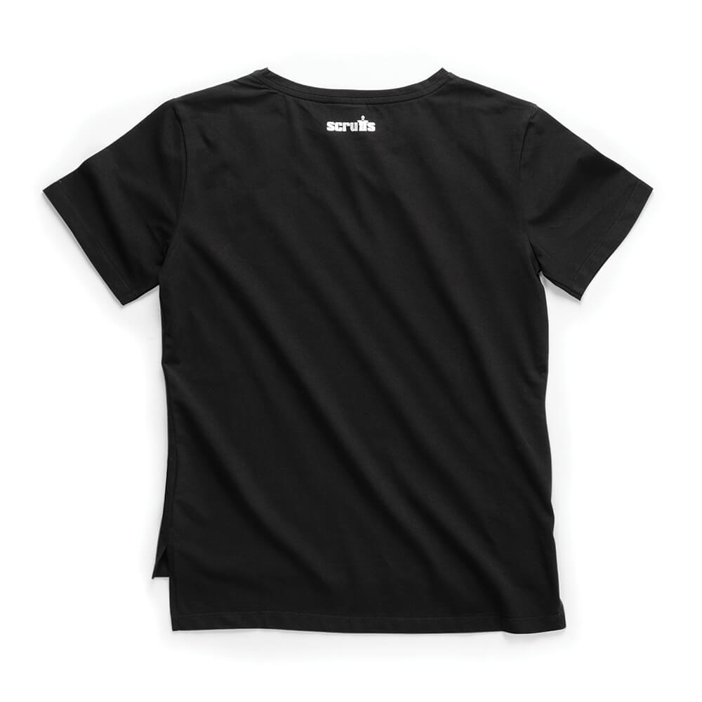 Scruffs Womens Trade T-Shirt Black 2#colour_black