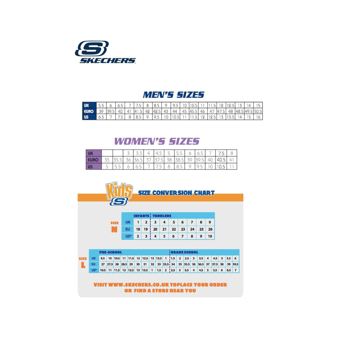 Grade School Women's Shoe Size In Youth Skechers Squad Work