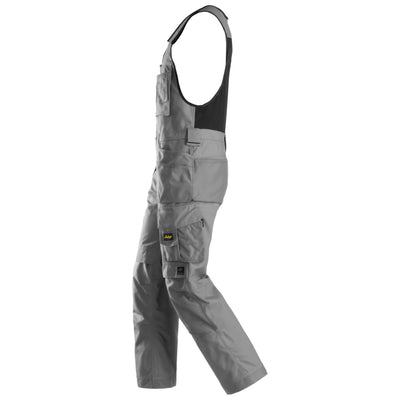 Snickers 0214 Craftsmen One piece Trousers Holster Pockets Canvas+ Grey Grey left #colour_grey-grey