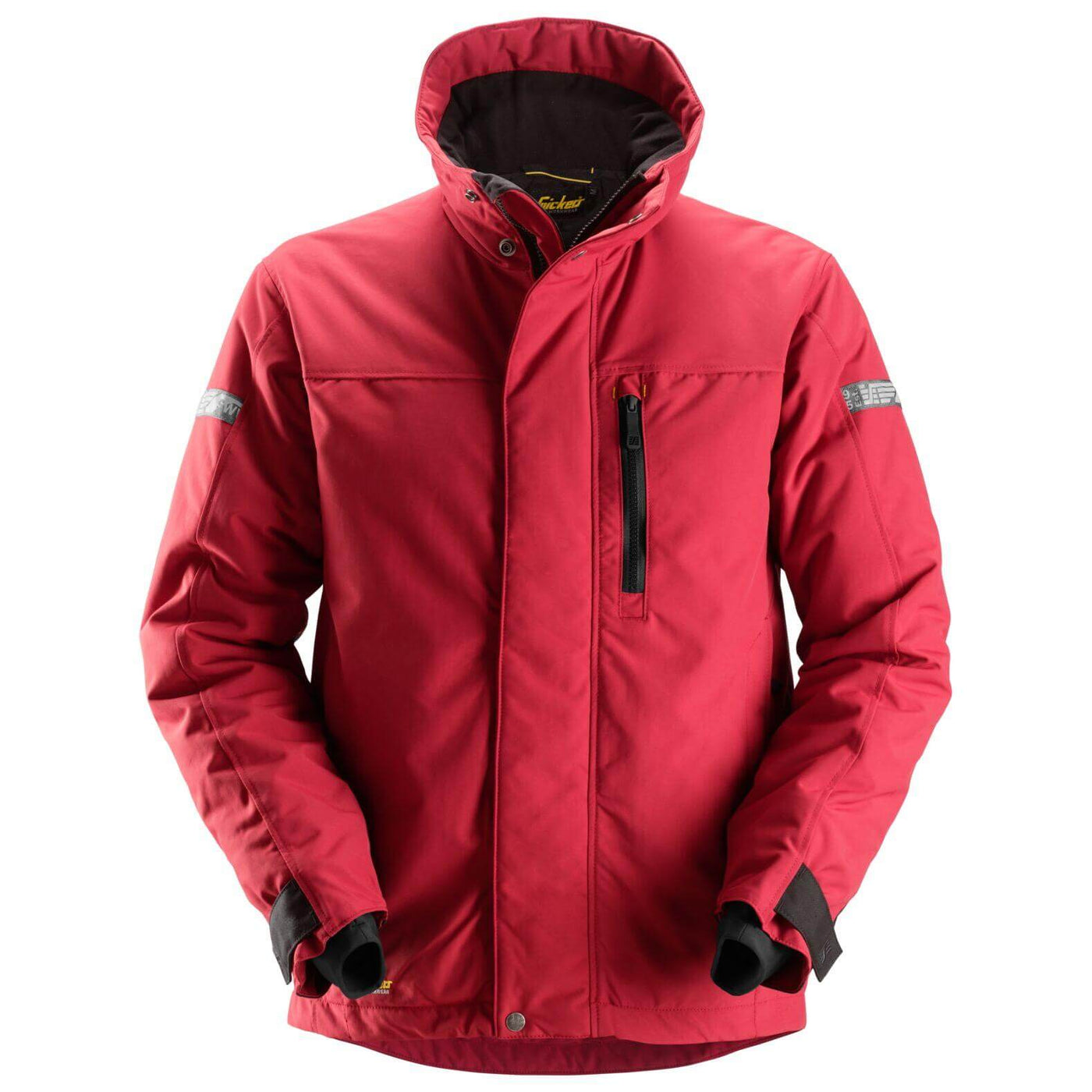 Snickers 1100 AllroundWork 37.5 Insulated Jacket Chili Red Black Main #colour_chili-red-black