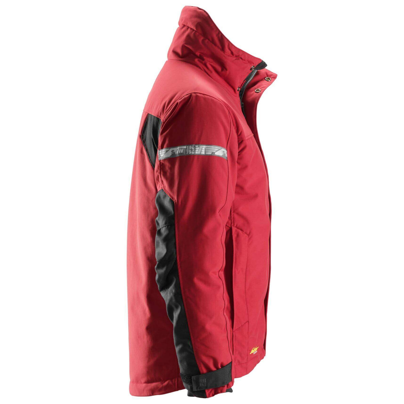 Snickers 1100 AllroundWork 37.5 Insulated Jacket Chili Red Black right #colour_chili-red-black