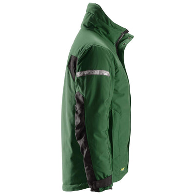 Snickers 1100 AllroundWork 37.5 Insulated Jacket Forest Green Black right #colour_forest-green-black