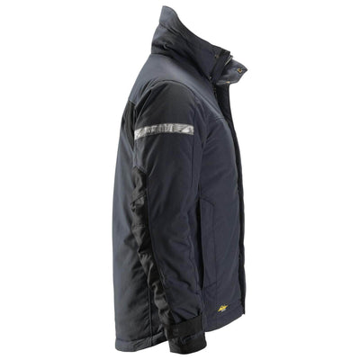 Snickers 1100 AllroundWork 37.5 Insulated Jacket Steel Grey Black right #colour_steel-grey-black