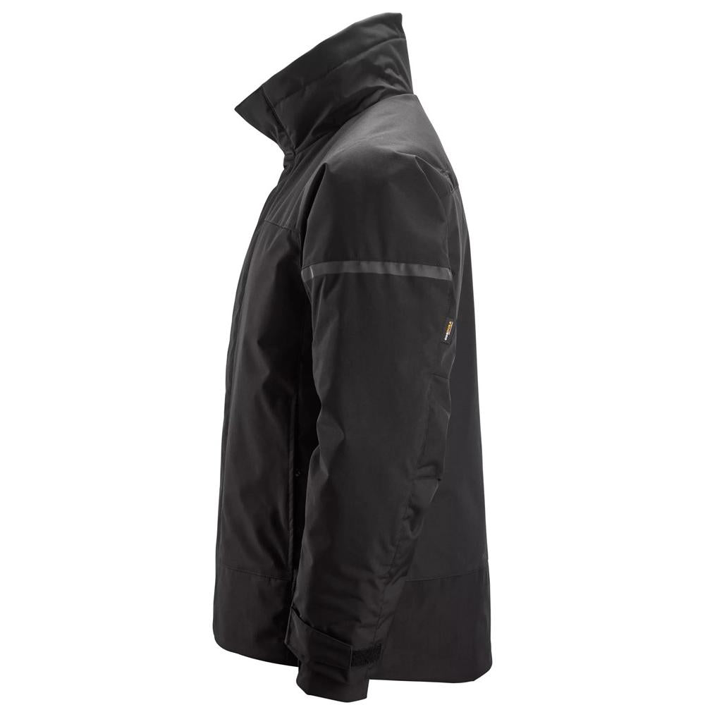Snickers 1106 AllroundWork Insulated Jacket Black Black left #colour_black-black