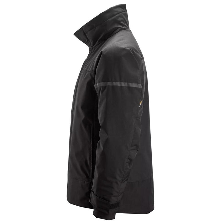 Snickers 1106 AllroundWork Insulated Jacket Black Black left #colour_black-black