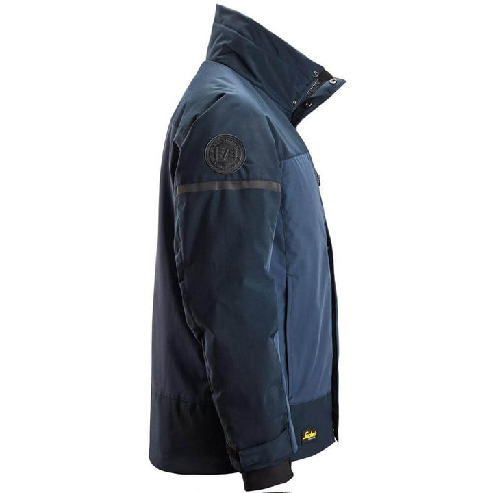 Snickers 1106 AllroundWork Insulated Jacket Navy Dark Navy right #colour_navy-dark-navy