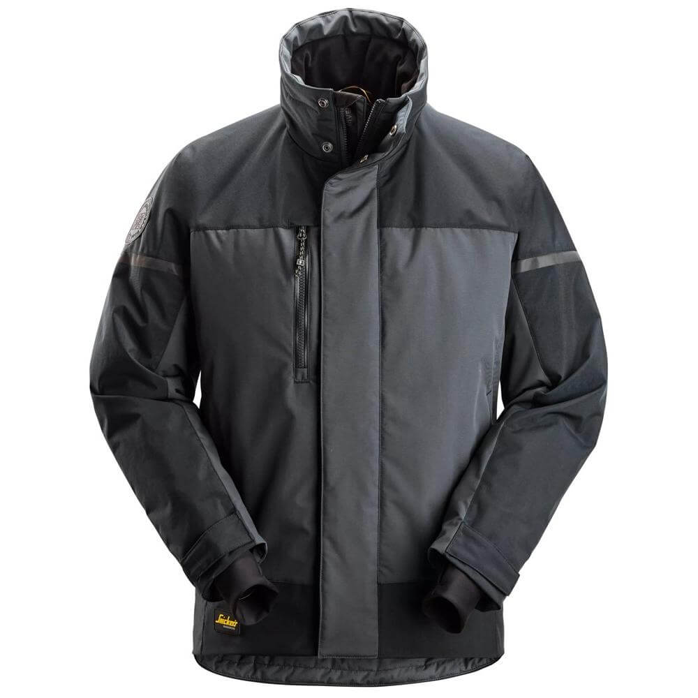 Snickers 1106 AllroundWork Insulated Jacket Steel Grey Dark Steel Grey Main #colour_steel-grey-dark-steel-grey