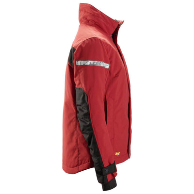 Snickers 1107 AllroundWork Womens 37.5 Insulated Jacket Chili Red Black right #colour_chili-red-black