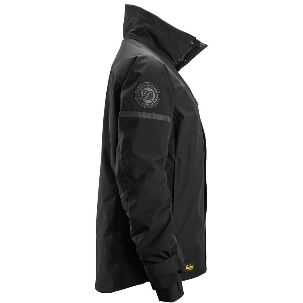 Snickers 1117 AllroundWork Womens Insulated Jacket Black Black right #colour_black-black