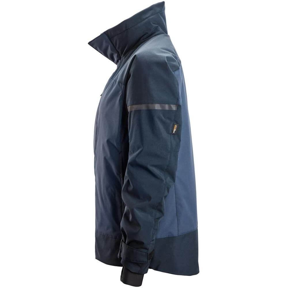 Snickers 1117 AllroundWork Womens Insulated Jacket Navy Dark Navy left #colour_navy-dark-navy