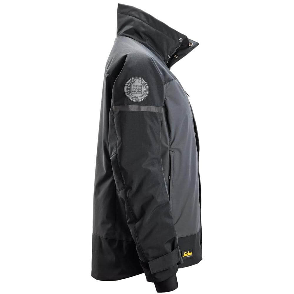 Snickers 1117 AllroundWork Womens Insulated Jacket Steel Grey Dark Steel Grey right #colour_steel-grey-dark-steel-grey