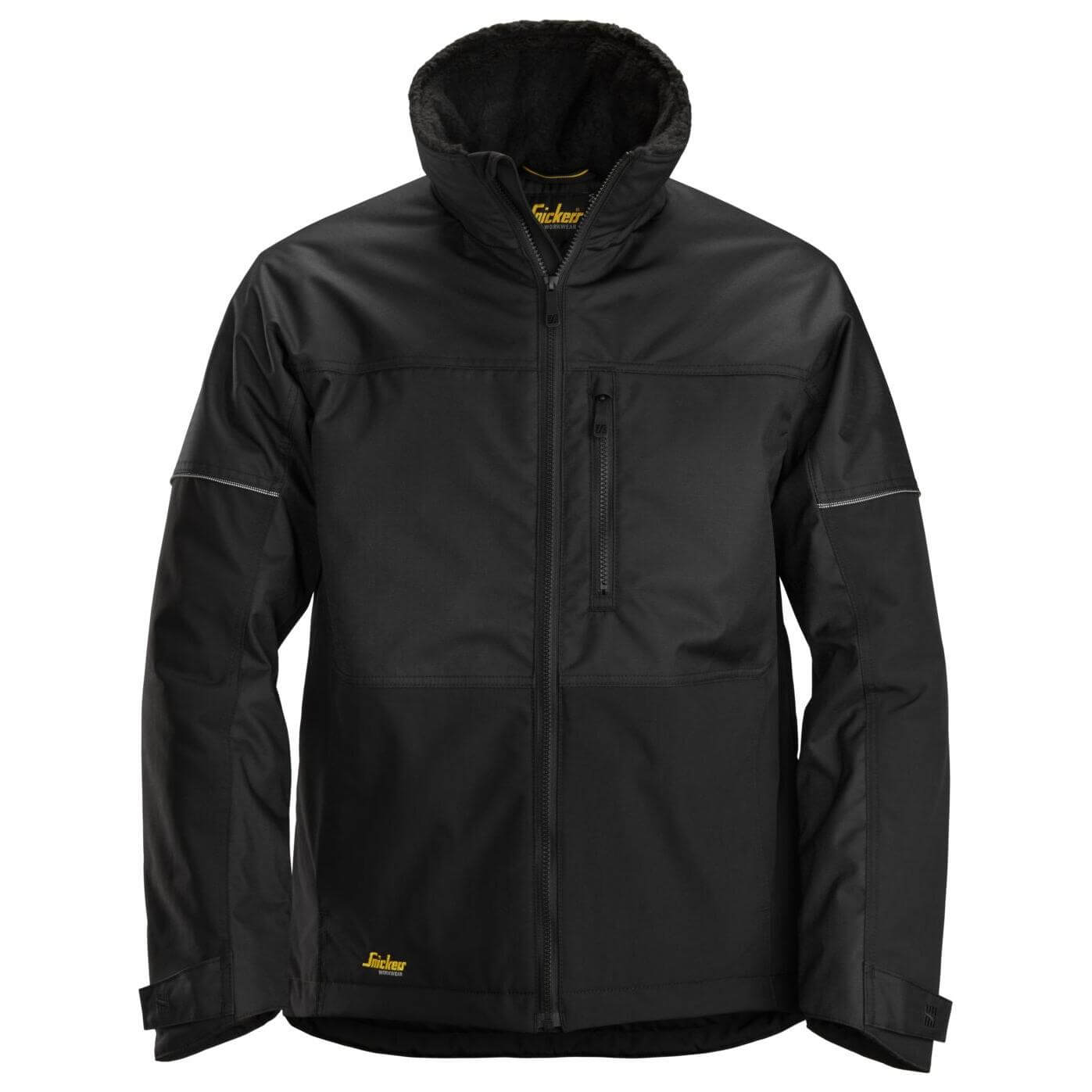 Snickers 1148 AllroundWork Winter Jacket Black Black Main #colour_black-black