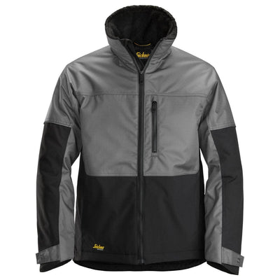 Snickers 1148 AllroundWork Winter Jacket Grey Black Main #colour_grey-black