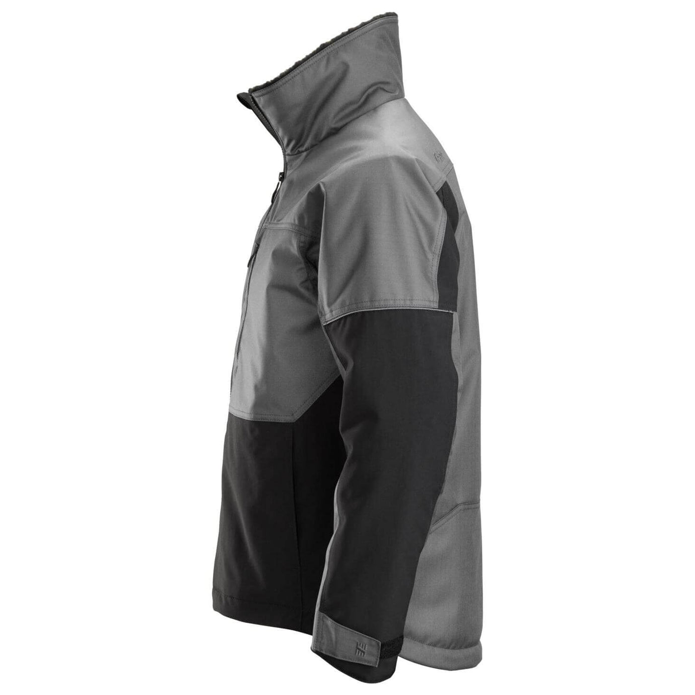 Snickers 1148 AllroundWork Winter Jacket Grey Black left #colour_grey-black