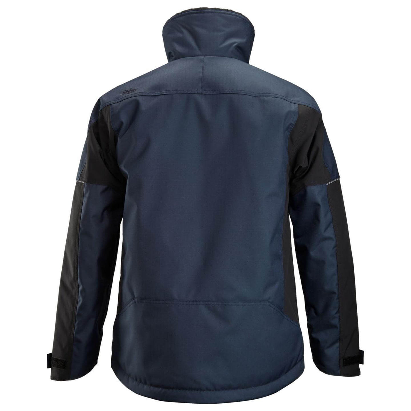 Snickers 1148 AllroundWork Winter Jacket Navy Black back #colour_navy-black