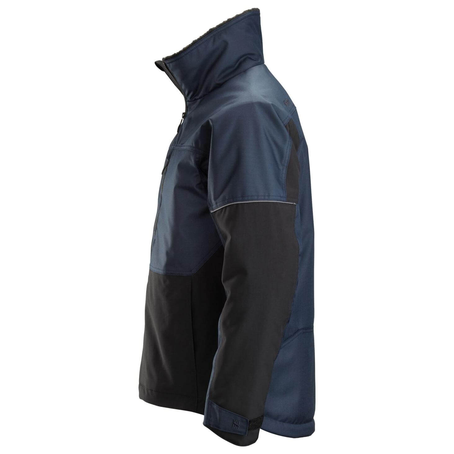 Snickers 1148 AllroundWork Winter Jacket Navy Black left #colour_navy-black