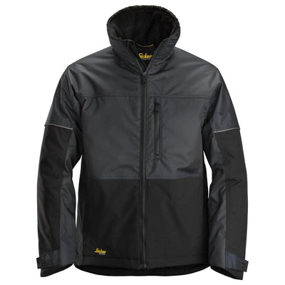 Snickers 1148 AllroundWork Winter Jacket Steel Grey Black Main #colour_steel-grey-black