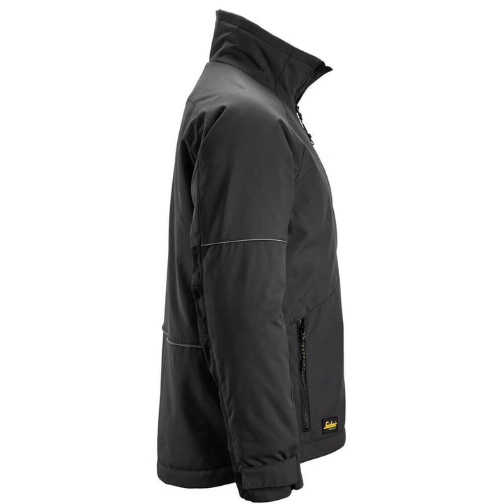 Snickers 1158 AllroundWork Winter Jacket Black Black left #colour_black-black