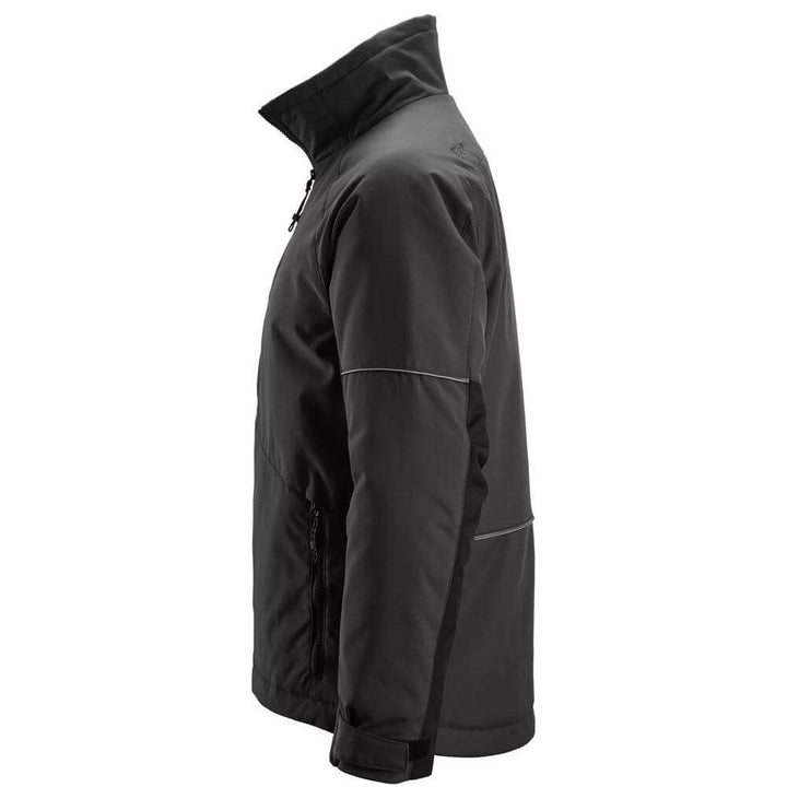 Snickers 1158 AllroundWork Winter Jacket Black Black right #colour_black-black