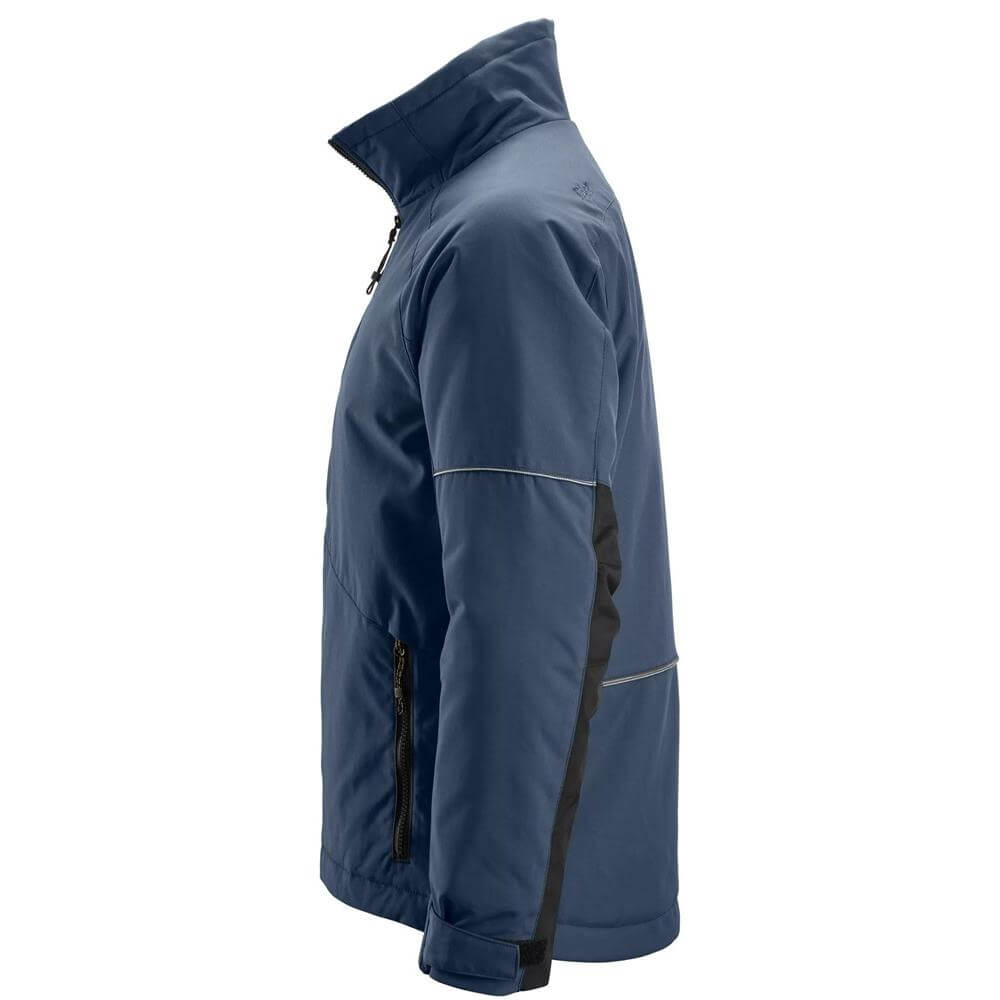Snickers 1158 AllroundWork Winter Jacket Navy Black right #colour_navy-black