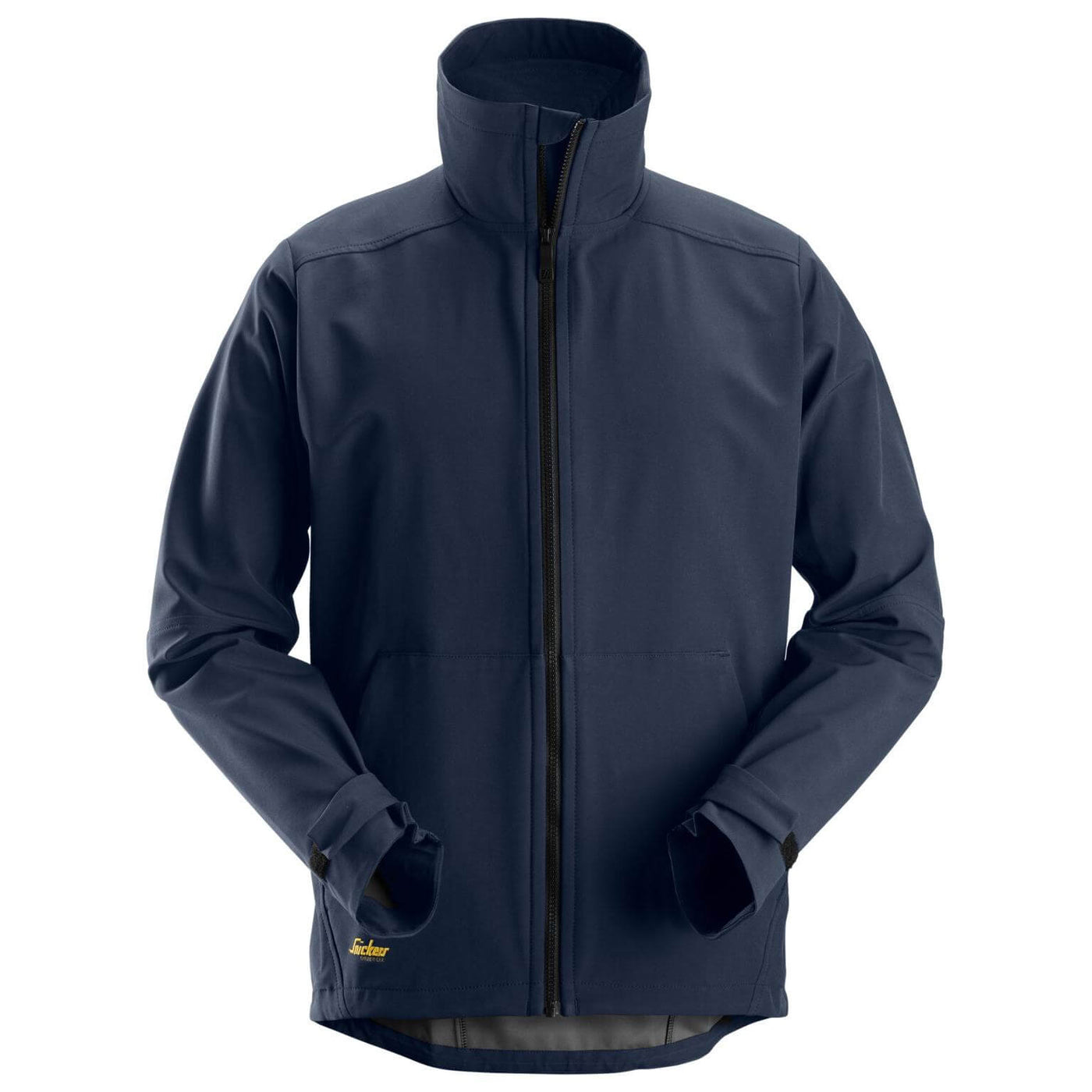 Snickers 1205 AllroundWork Windproof Soft Shell Jacket Navy Main #colour_navy