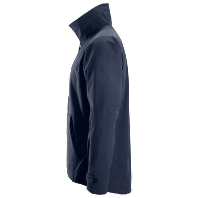 Snickers 1205 AllroundWork Windproof Soft Shell Jacket Navy left #colour_navy