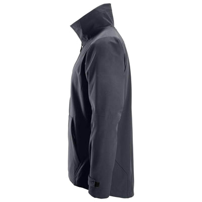 Snickers 1205 AllroundWork Windproof Soft Shell Jacket Steel Grey left #colour_steel-grey