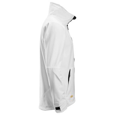 Snickers 1205 AllroundWork Windproof Soft Shell Jacket White right #colour_white