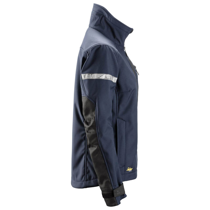 Snickers 1207 AllroundWork Womens Soft Shell Jacket Navy Black right #colour_navy-black