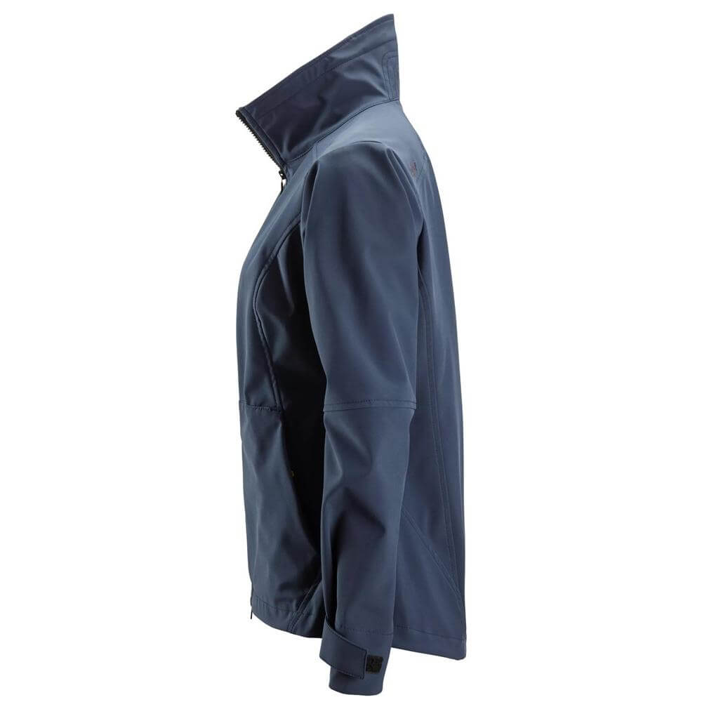 Snickers 1247 AllroundWork Womens Windproof Softshell Jacket Navy left #colour_navy