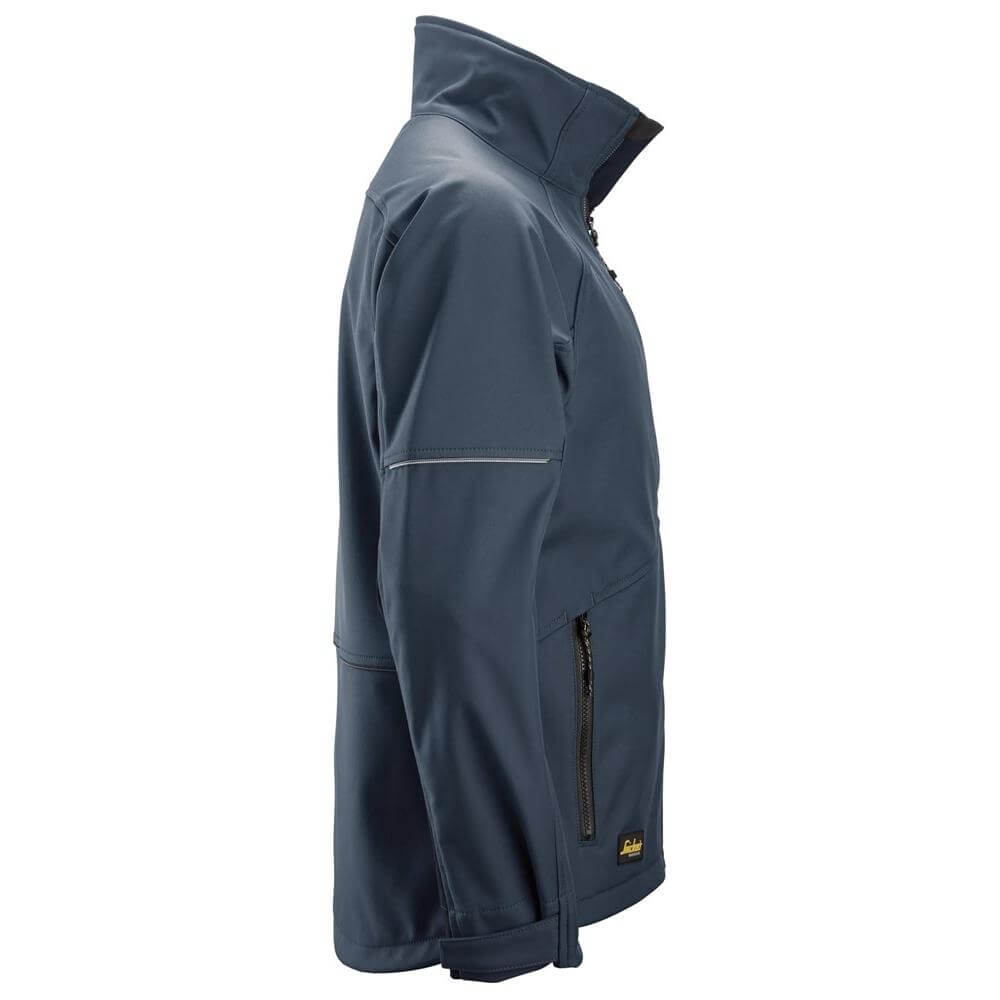 Snickers 1258 AllroundWork Softshell Jacket Navy Black right #colour_navy-black