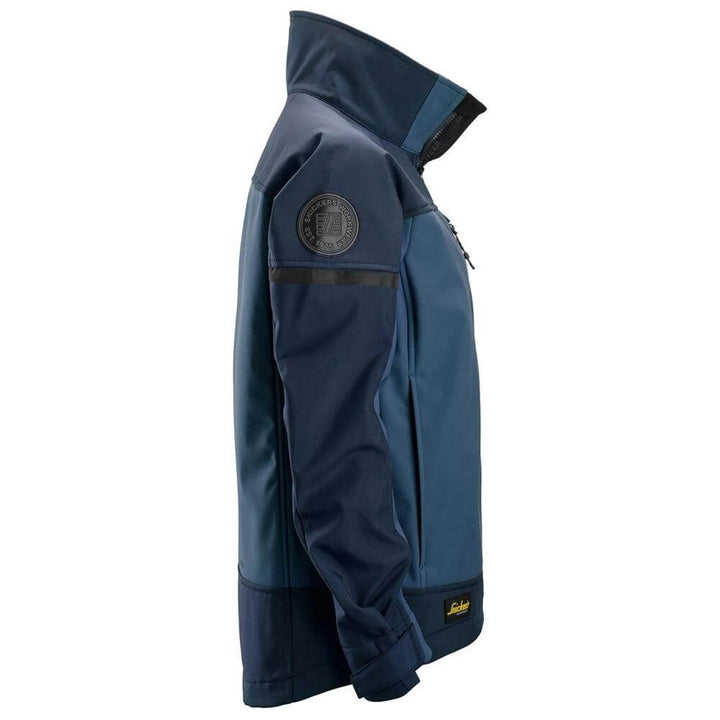 Snickers 1276 AllroundWork Women���s Softshell Stretch Jacket Navy Dark Navy right #colour_navy-dark-navy