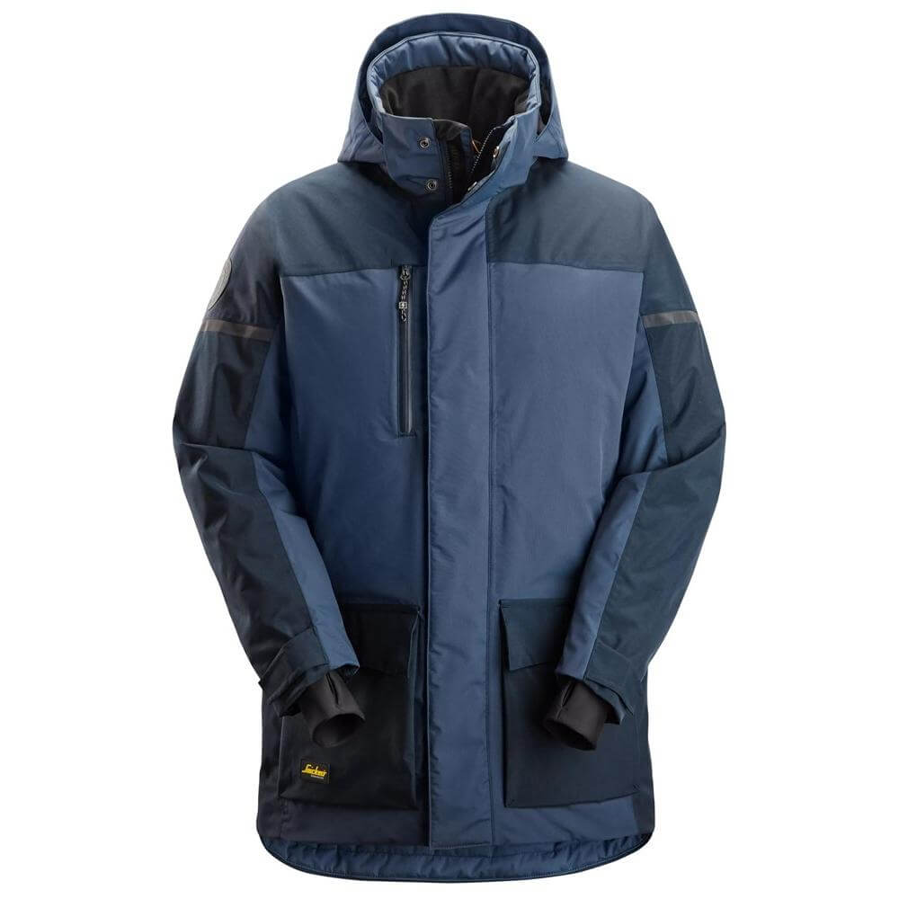Snickers 1801 AllroundWork Waterproof Insulated Parka Navy Dark Navy Main #colour_navy-dark-navy