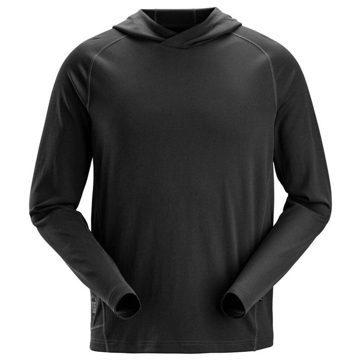 Snickers 2456 Stay Fresh Hoodie Black Main #colour_black