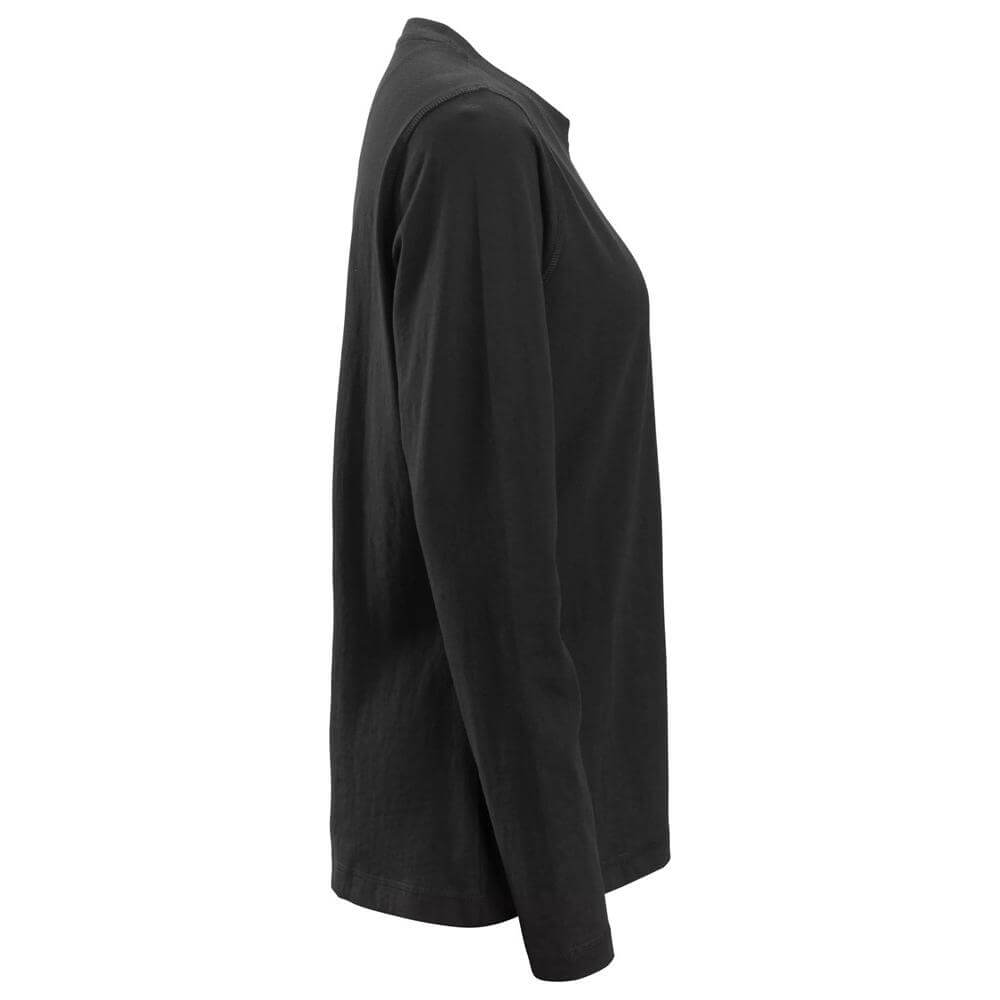 Snickers 2497 Womens Long Sleeve T Shirt Black right #colour_black