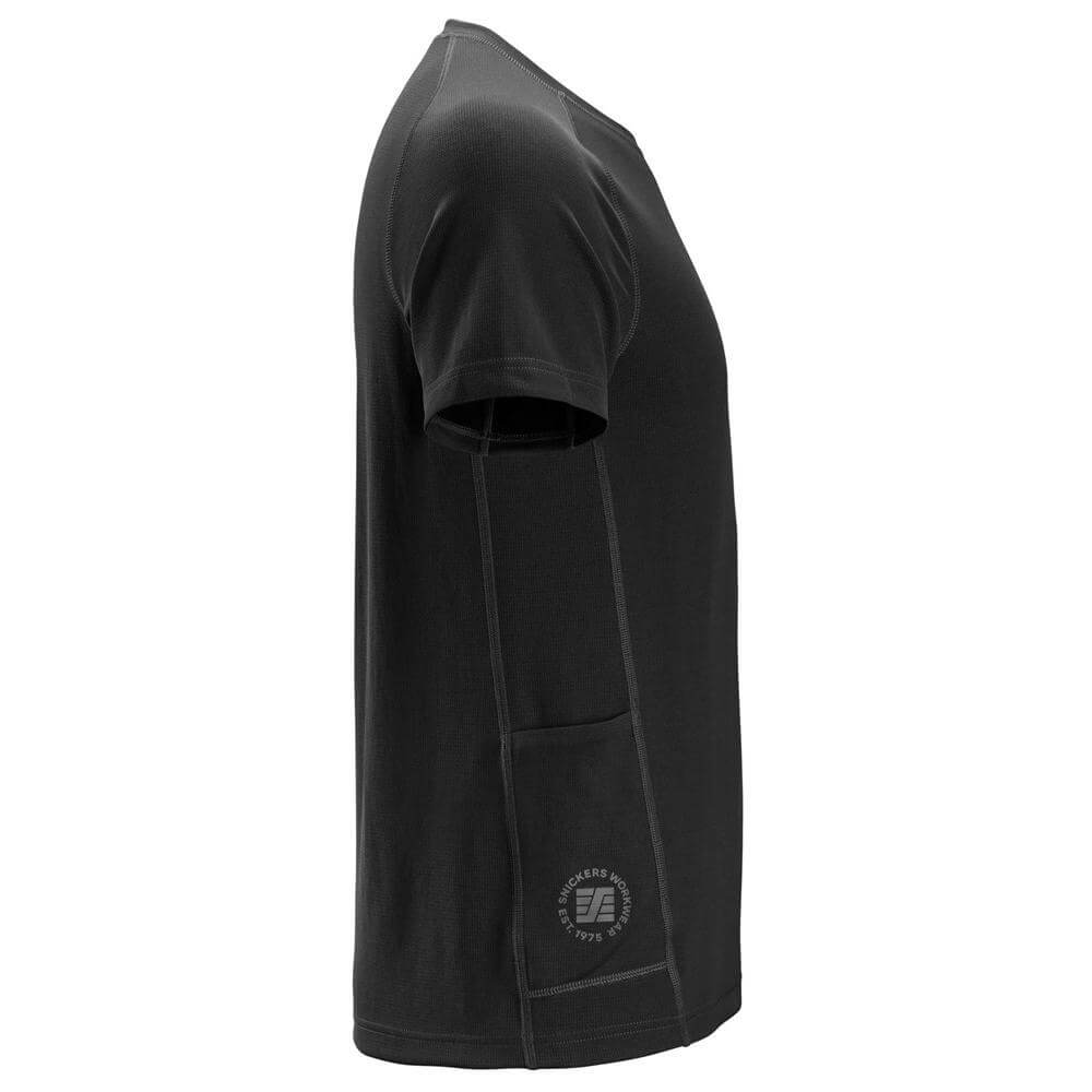 Snickers 2556 Stay Fresh T Shirt Black right #colour_black
